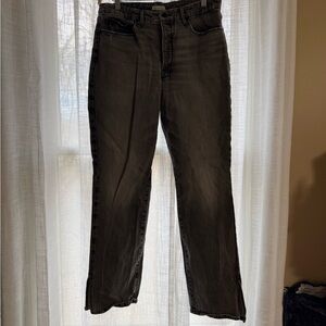 Good American Women's Gray Straight Jeans